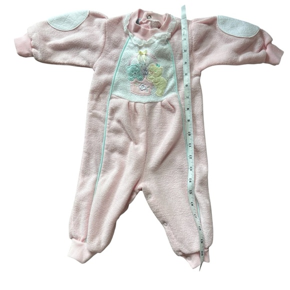 Vintage Bright Future Infant One Piece Outfit Pink w Cat Size 6-9  months - Picture 6 of 9